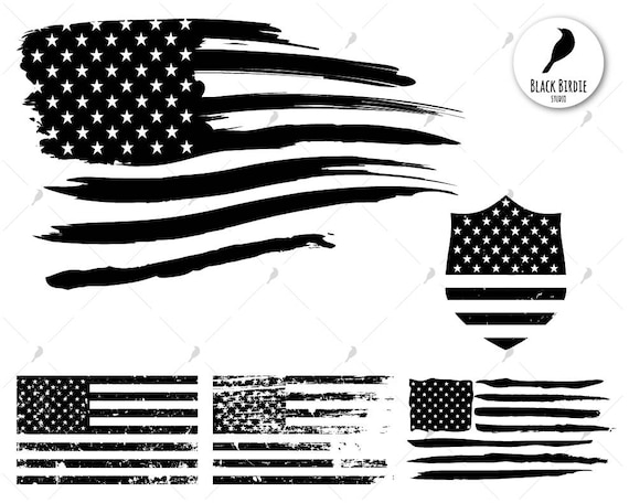 Download US flag svg distressed flag svg US flag clipart american ...