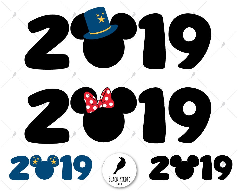Download Mickey 2019 svg New Year Mickey svg Mickey 2019 clipart | Etsy