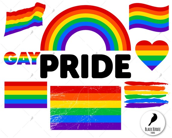 LGBT flag svg LGBTQ flag svg LGBT flag clipart lgbtqia | Etsy