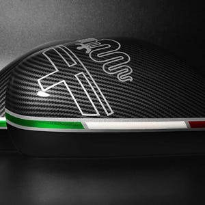 Osłony lusterek – osłony boczne Carbon Look do Alfa Romeo Giulietta / Mito / 159 – akcent włoskiej flagi i emblemat węża