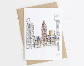Sheffield Town Hall Card