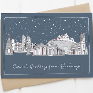 Biglietto di Natale di Edimburgo