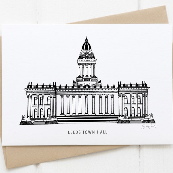 Leeds Town Hall Card