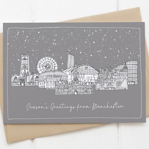 Cartolina di Natale di Manchester
