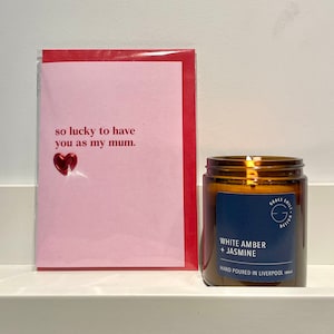Tellement chanceuse de t'avoir comme maman - carte de fête des mères