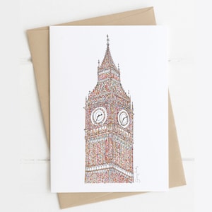Big Ben Grußkarte