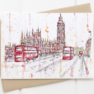 Carte colorée de Londres
