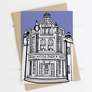 Hyde Park Picture House Leeds carta viola