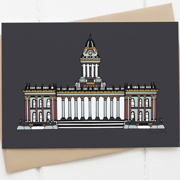 Leeds Town Hall Card