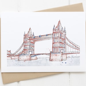 Tower Bridge London Karte