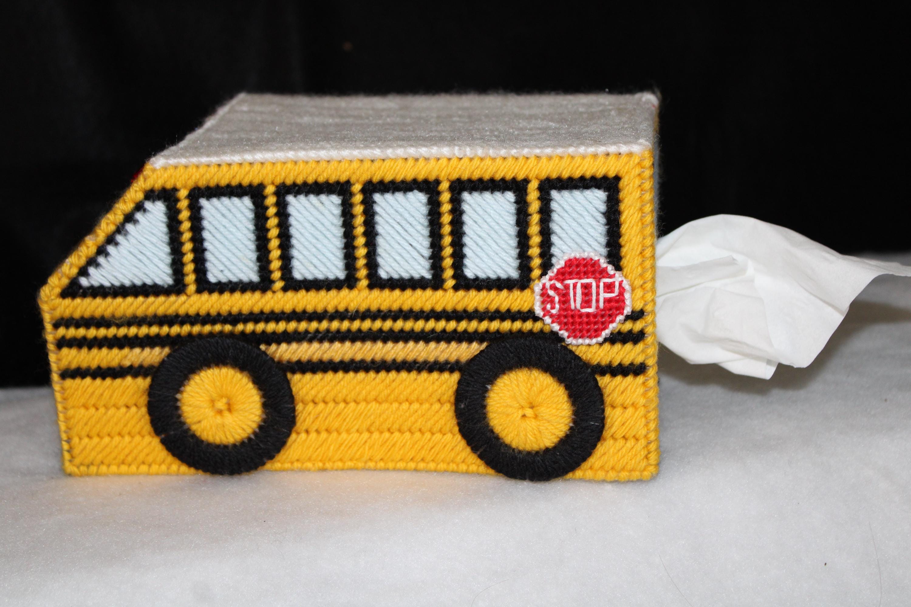 School Bus Tissue Cover - Etsy