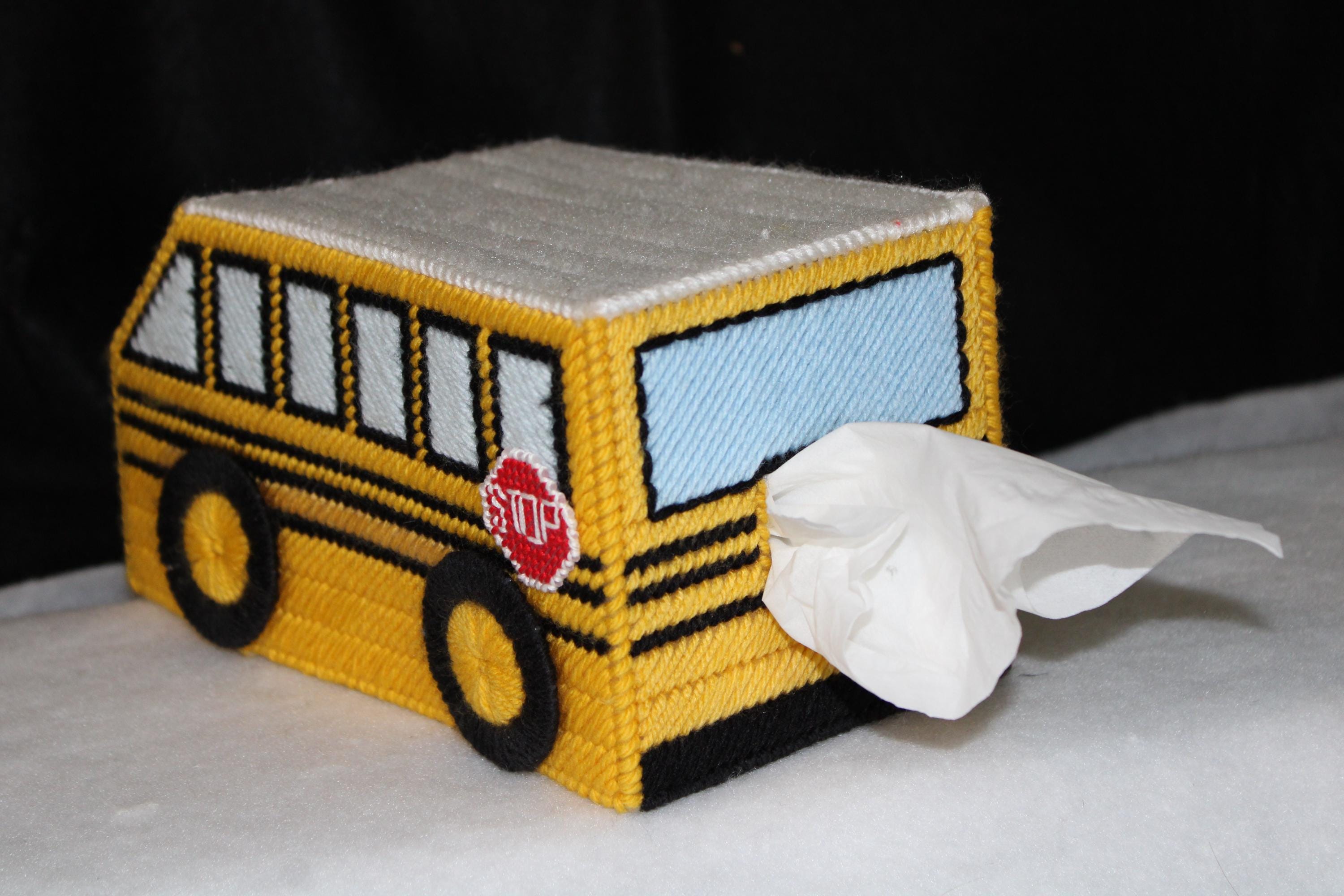 School Bus Tissue Cover - Etsy