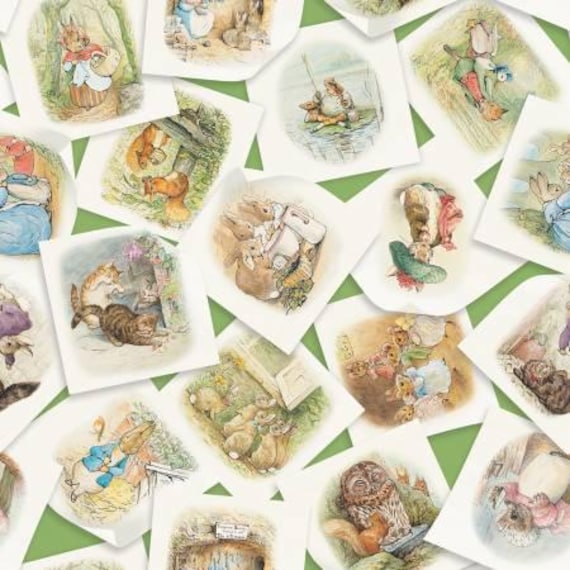 Peter Rabbit and Friends Main Green CD15860R-GREEN - Etsy
