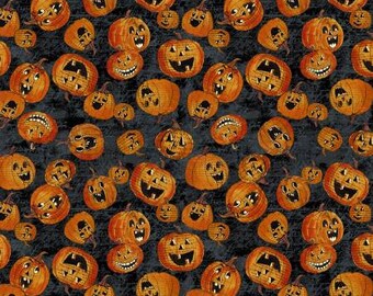 All Hallows Eve black Jack-O-Lanterns Y3820-3