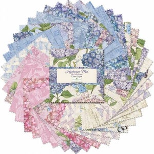 Hydrangea Mist charm packs Q508-798-508 by Wilmington Prints