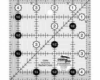 Creative Grids Quilt Lineal 4-1/2in Quadratisch # CGR4