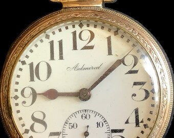 Vintage Admiral Pocket Watch Not Running