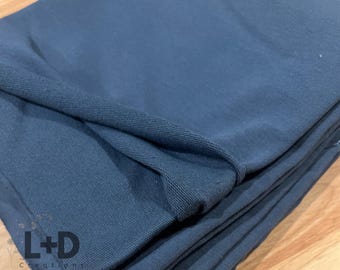 Tejido de punto francés de algodón orgánico (se vende por media yarda)