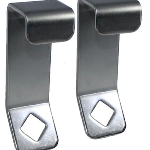 Pair of Cooler Lock Brackets / For Roto Molded Coolers like Yeti and RTIC  / Made of Polished Stainless Steel in Kansas City, USA