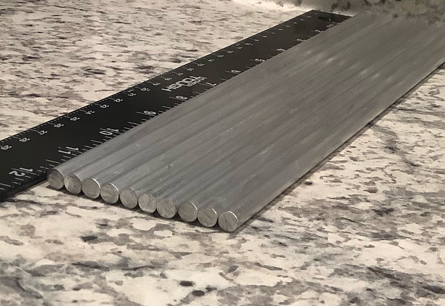 Varilla redonda de aluminio: 1/4 Diámetro X 10 o | Etsy
