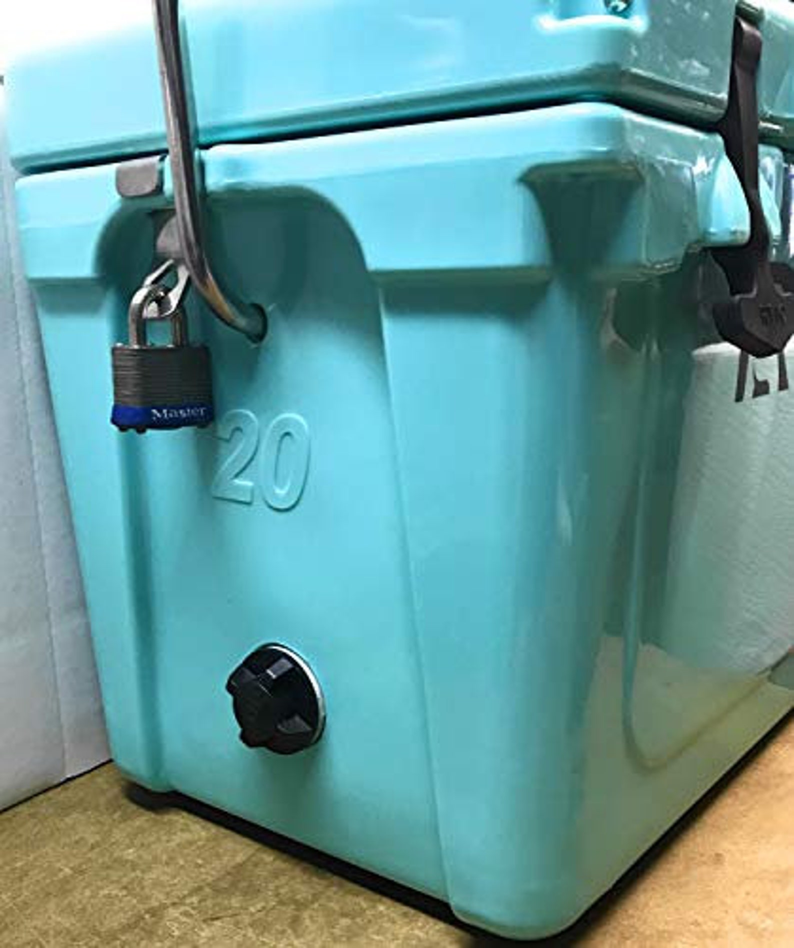 Yetiroadie / Rtic20 Cooler Lock Bracket stainless Steel Etsy