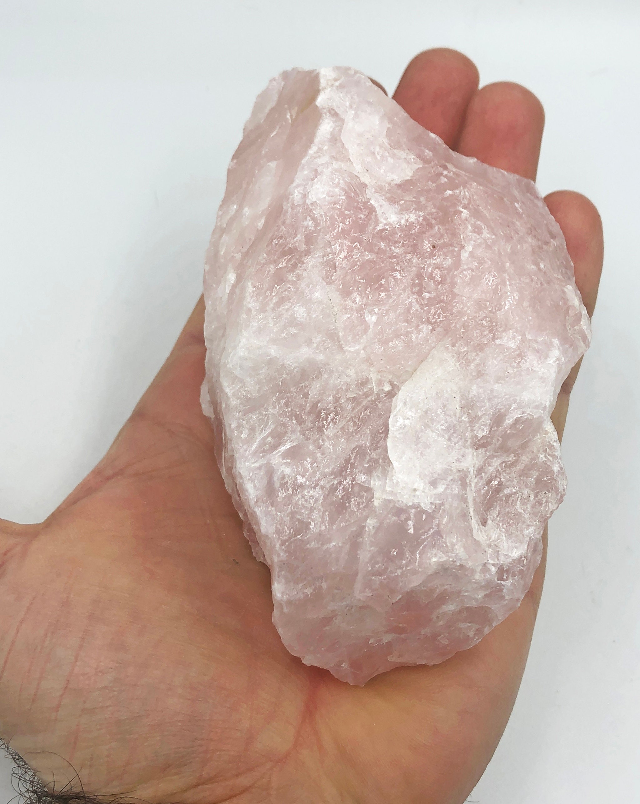 semi raw rose quartz chunk semi raw rose quartz chunk