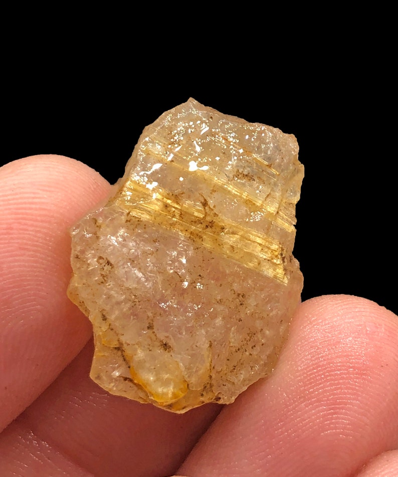 1 LB Rutilated Quartz Rough from Brazil Natural Raw Rough Etsy