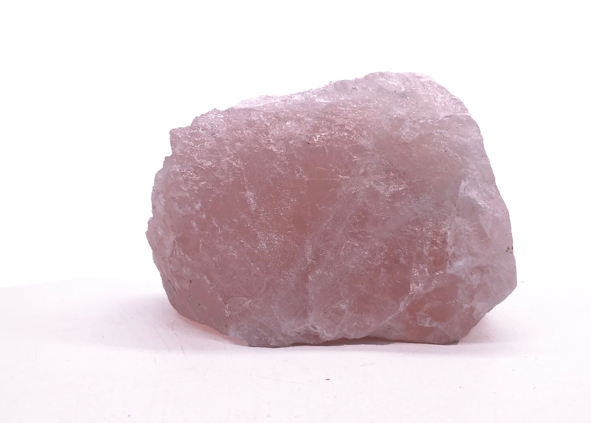 semi raw rose quartz chunk semi raw rose quartz chunk