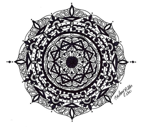 Mandala Yoga Art Inspirational Meditation Mandala Design Mandala