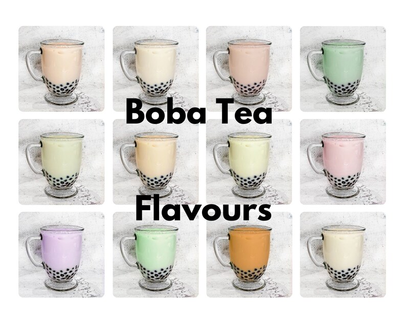 TEAliSe Thai Chai Boba Tea Kit Tea Boba Jumbo Straws Tapioca Etsy