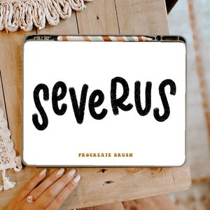 Severus Procreate Brush/Ipad Lettering/Instant Download