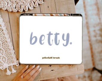 Betty Procreate Brush/Ipad Lettering/Instant Download