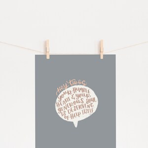 Enneagram type 2 Affirmation print/instant download/Digital Download