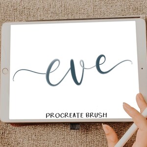 Eve Procreate Brush / iPad lettering / procreate