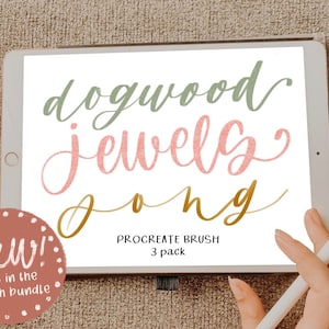 3 Pack Procreate Brushes/Lettering/ Instant Download