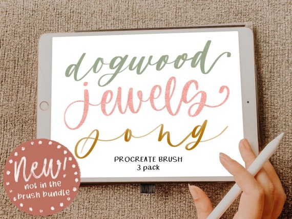 3 Pack Procreate Brushes/Lettering/ Instant Download
