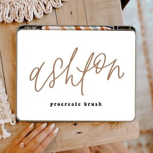 Ashton Procreate Brush/Ipad Lettering/Instant Download