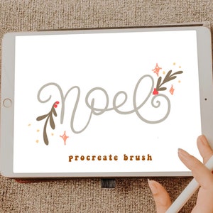 Noel Procreate Brush/Instant Download/Procreate