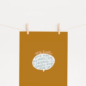 Enneagram type 1 Affirmation print/instant download/Digital Download