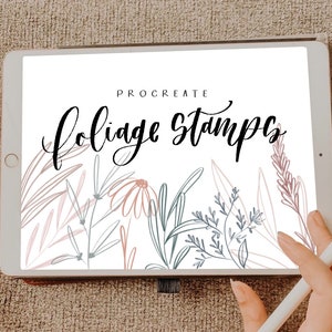 Procreate Laubstempel/ Procreate/ Sofort Download