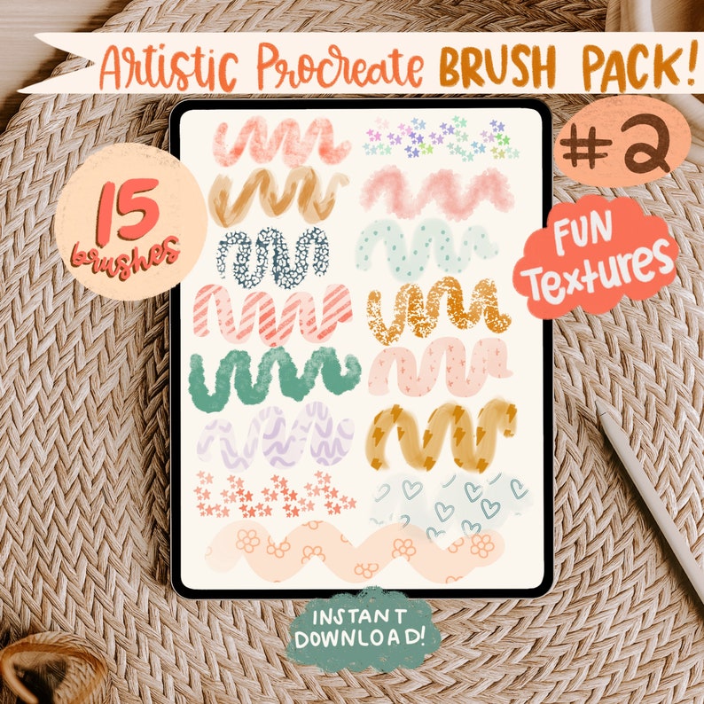 Artistic Procreate Brush Pack/instant Download/procreate - Etsy