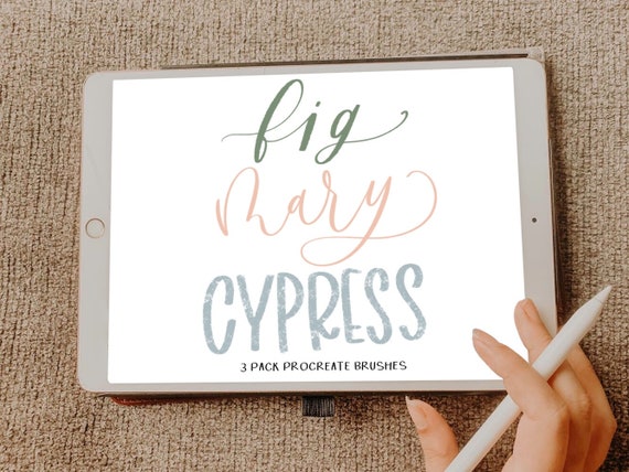 3 pack procreate brushes / procreate / iPad lettering