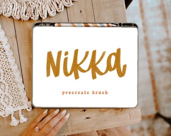 Mercy Procreate Brush / Instant Download / Lettering Brush - Etsy