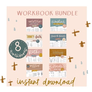 Procreate Workbook Bundle/Instant Download/ Ipad Lettering