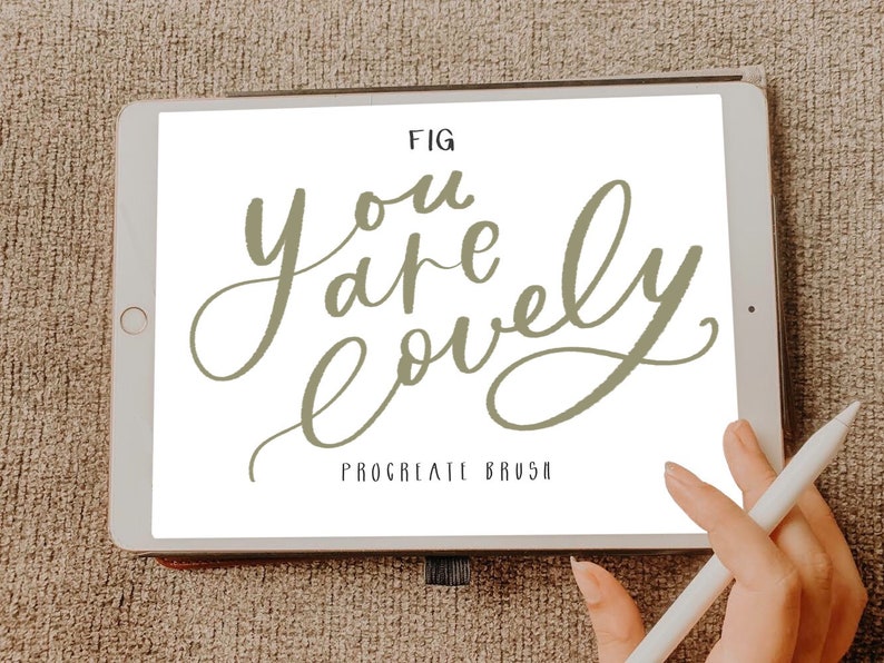 Confezione da 3 pennelli procreate / procreate / scritta iPad immagine 5