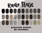 Radio Static Procreate Color Palette/Procreate Tool/Instant Download