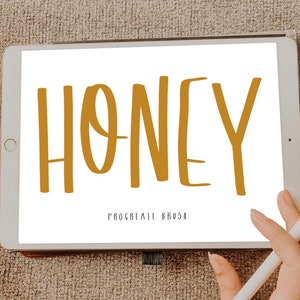 Honey procreate brush /Instant Download / procreate