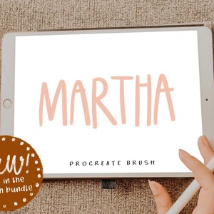 Martha  procreate brush/Instant download/Digital