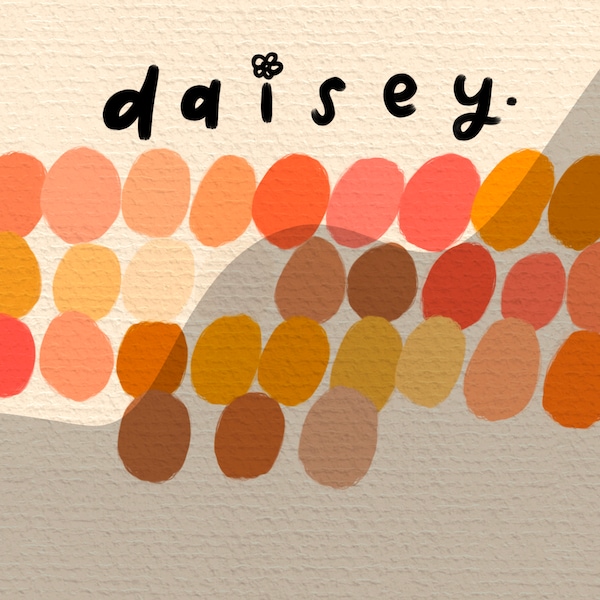 Daisey Procreate Palette / procreate app / color swatches