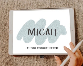 Micah Artistic Procreate Brush/Procreate App/Instant Download